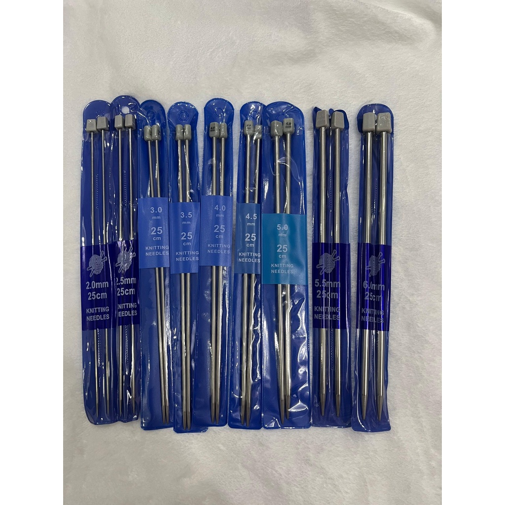 Kim đan thẳng inox 25cm bán theo cặp