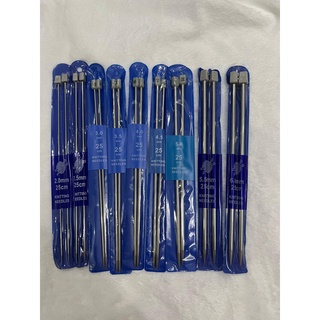 Kim đan thẳng inox 25cm bán theo cặp