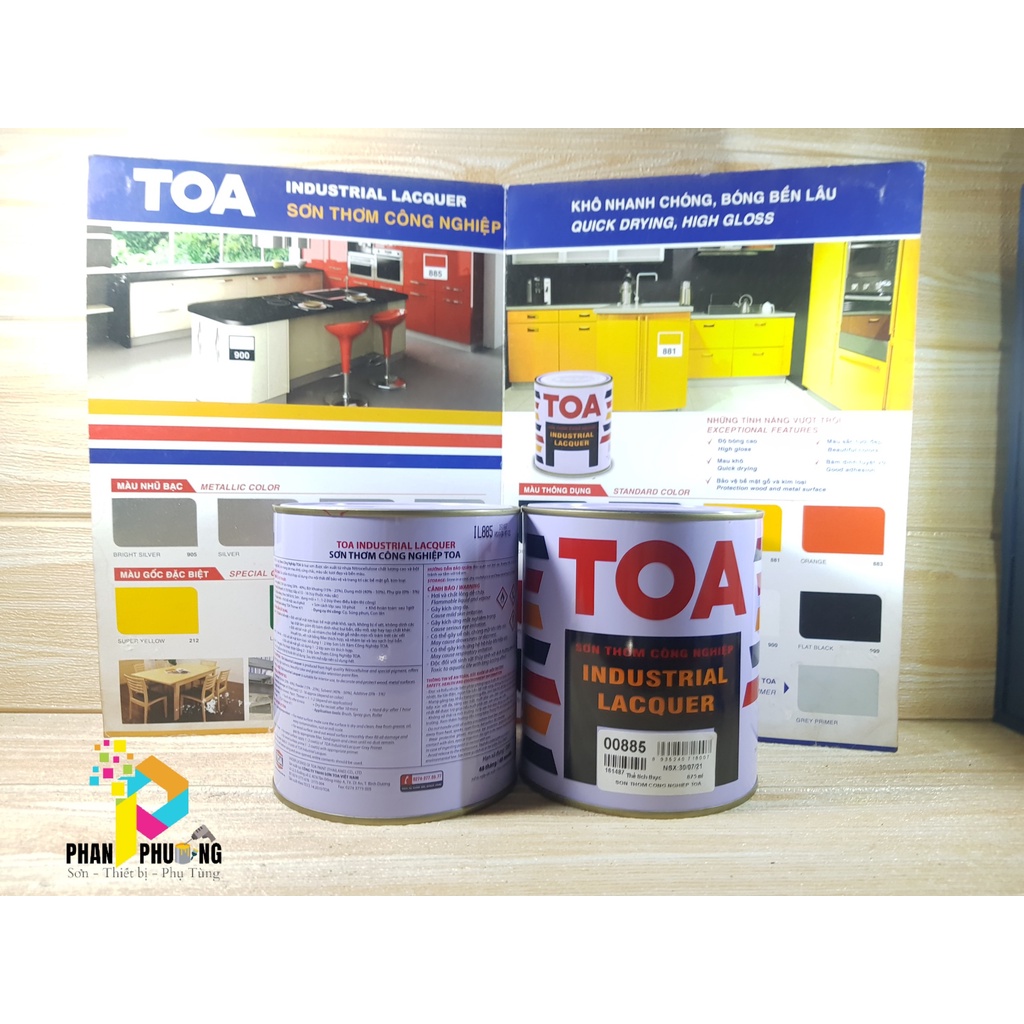 875ML - Độ bóng cao- Mau khô- Màu sắc tươi đẹp-Bám dính tốt [chính hãng]