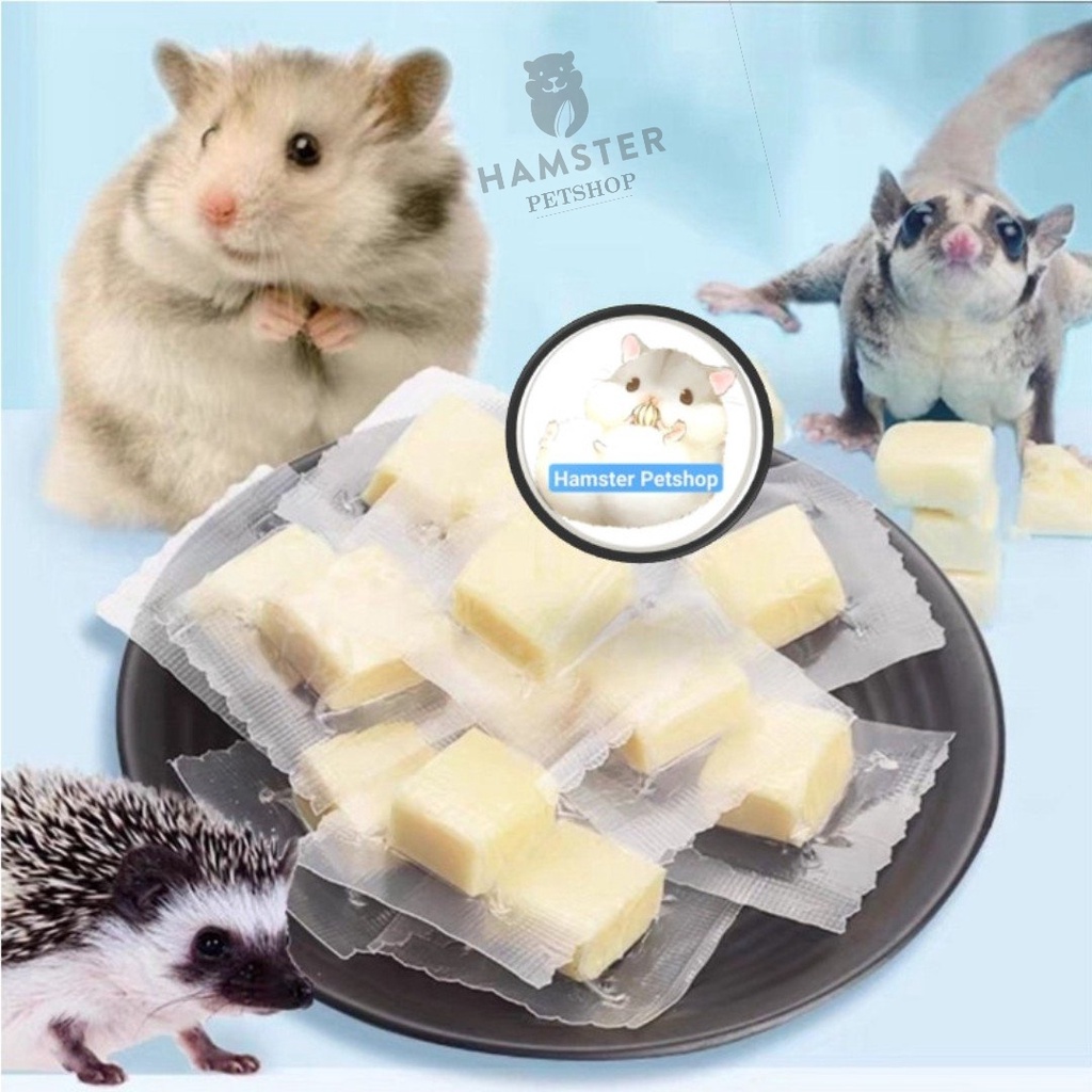 Phô mai mềm, cheese, thơm cho hamster, Guinea Pig (bọ ú, chuột lang), thỏ, sóc bắc mỹ, chinchilla