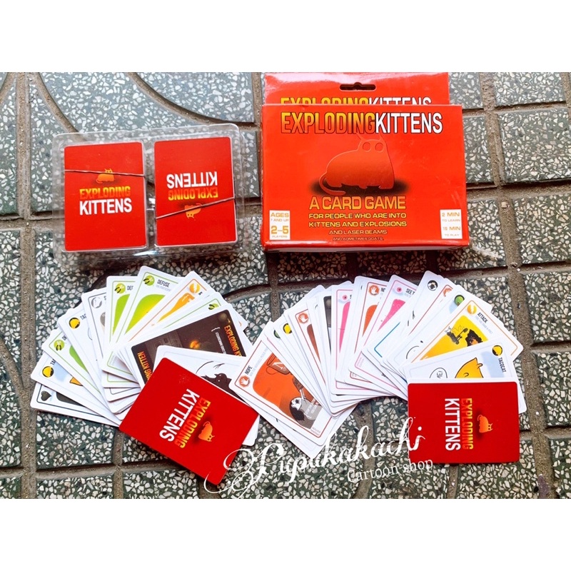 Bộ Bài Mèo Nổ Exploding Kittens Cơ Bản
