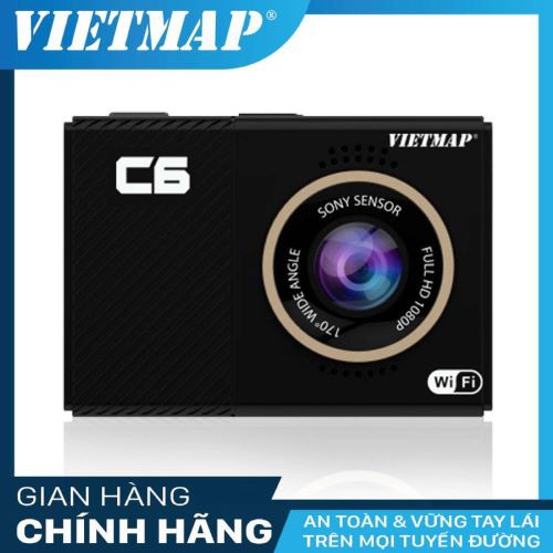 [Hỗ Trợ Lắp Đặt Miễn Phí Tận Nơi] CAMERA HÀNH TRÌNH VIETMAP C6 WIFI CẢM BIẾN SONY+THẺ NHỚ - HÀNG CHÍNH HÃNG