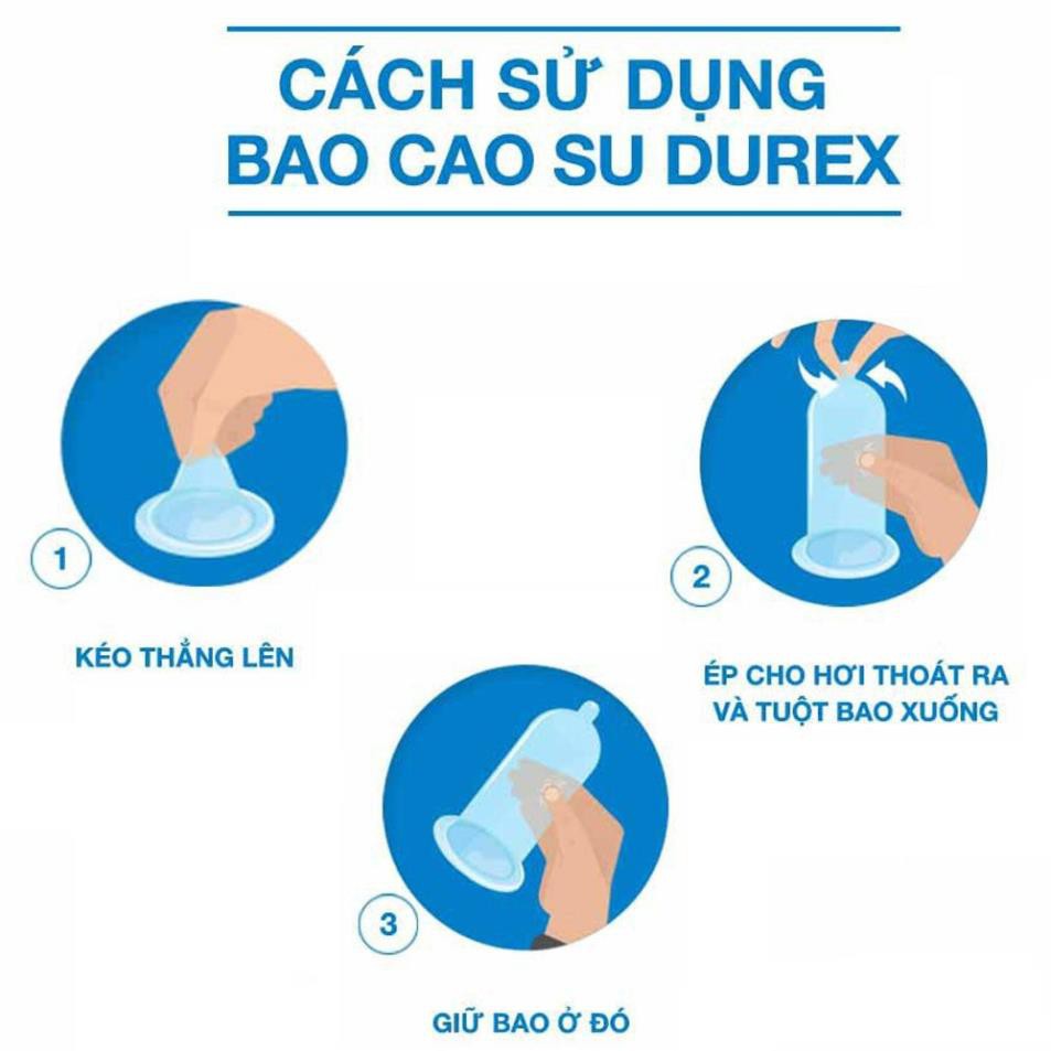 (CHÍNH HÃNG - CHE TÊN) Bao cao su Durex Invisible Extra Lubricant HỘP 10 CHIẾC - FREESHIP EXTRA