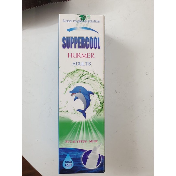 Suppercool - Dung dịch vệ sinh mũi (Người lớn/trẻ em) Lọ 70 ml