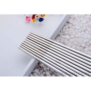 Đũa ăn cơm inox 304 siêu bền 10 đôi