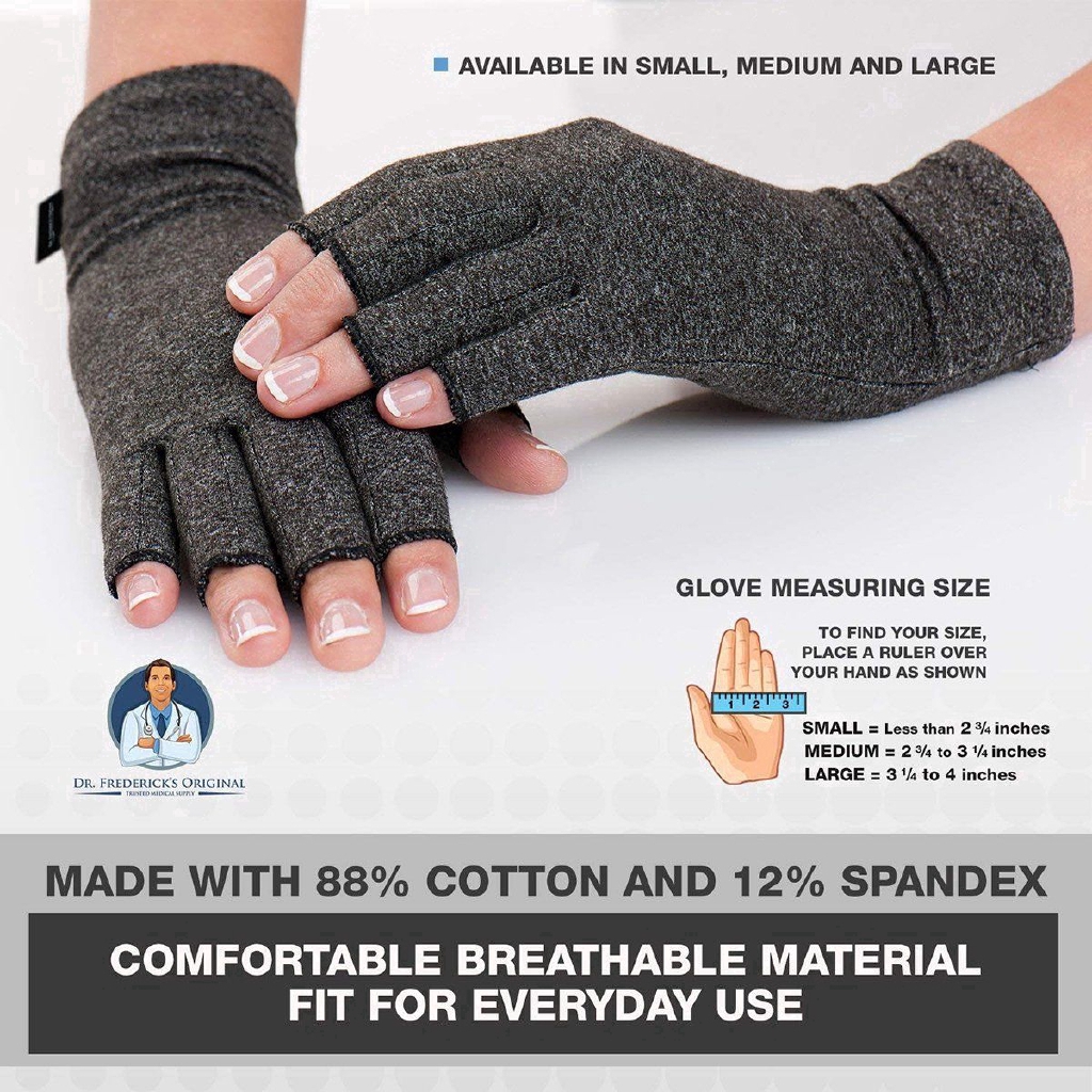 Arthritis Compression Glove Rheumatoid Osteoarthritis Open Finger Thumb Gloves