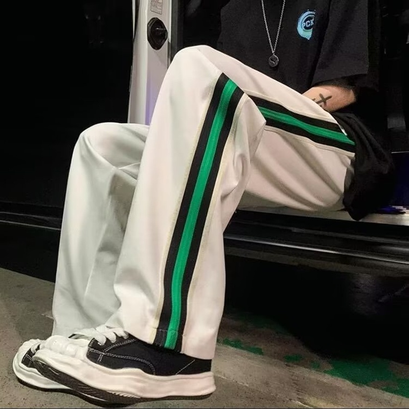 Quần Dài Dây Rút Kẻ Sọc Thời Trang Mới 2022 Dành Cho Nam Sinh