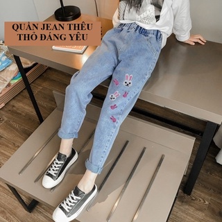   SẴN SHIP 24H  Quần jean size đại bé gái 3 - 12 tuổi☑️ Quần áo thời trang cho bé gái 30kg 35kg 40kg 45kg 