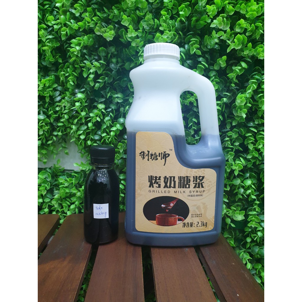 Siro sữa nướng pha chế trà sữa nướng chai 120ml