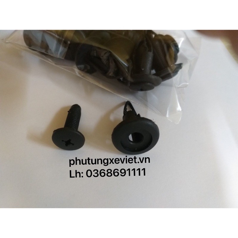 Vít cài, bắt chắn bùn bánh trước, bánh sau Ford Ranger, Everest