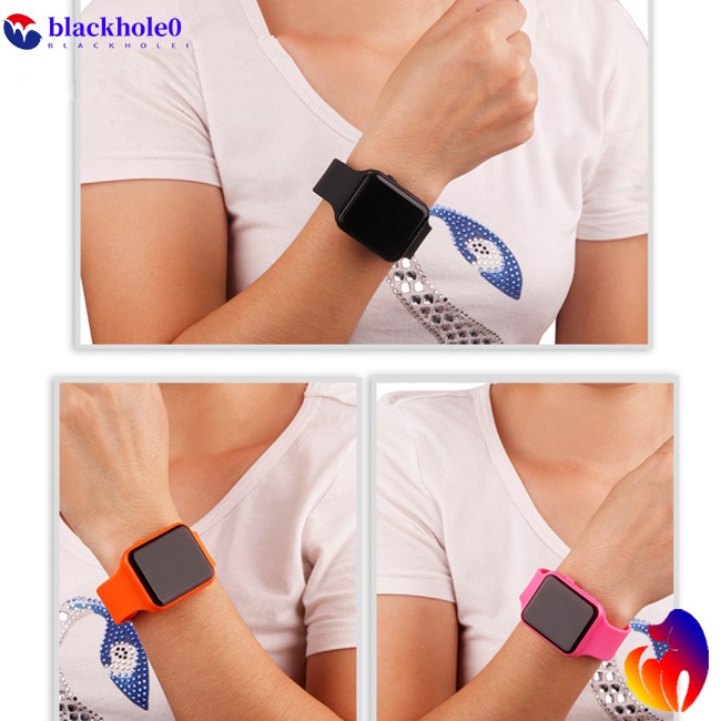 Đồng hồ đeo tay điện tử dây đeo bằng silicone dành cho trẻ em