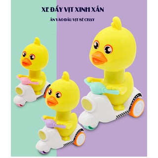 Vịt con chạy xe -- fun fun -- vịt đi xe máy đuổi theo nào