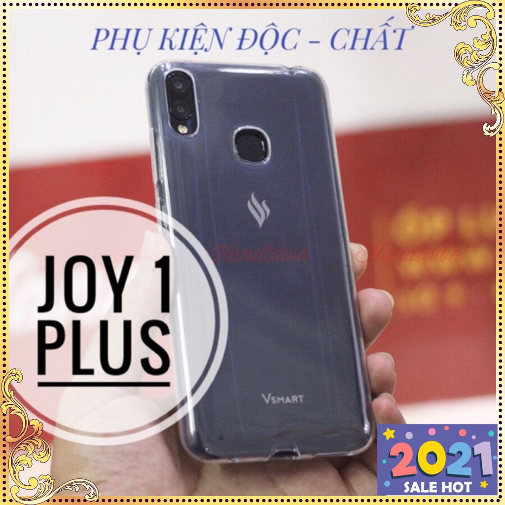 Ốp Trong Vsmart Joy 1+ Đen ( Trong)