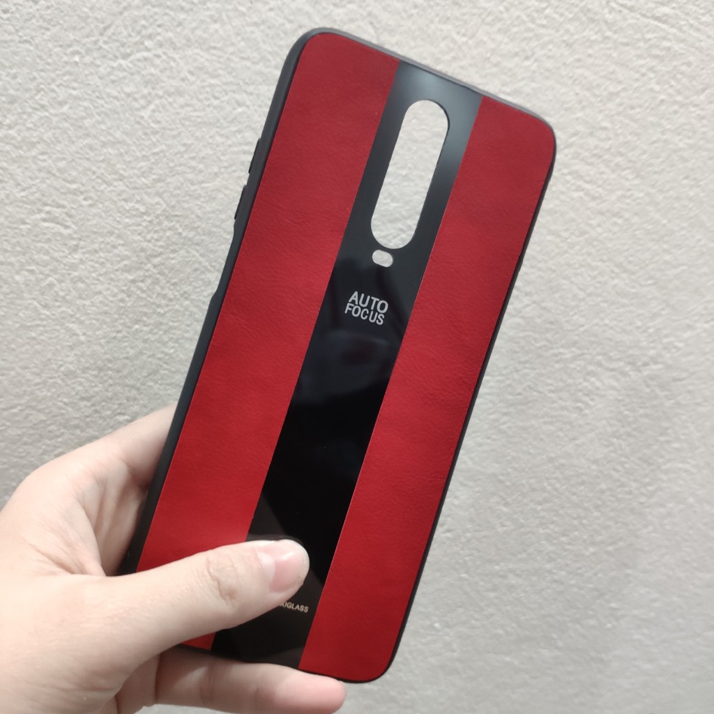 Ốp lưng Redmi K30 / K40 / K40 Pro giả da hiệu Auto focus cao cấp ( bóc lớp chống xước trước khi sử dụng )