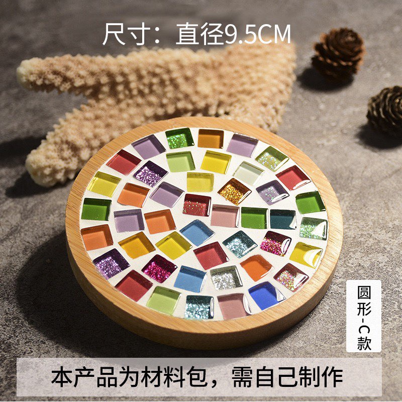 [hàng sẵn mới về] Miếng Lót Cốc, Lót Ly. Khuôn Silicone Làm Đế Lót Ly Họa Tiết Mosaic - Làm thủ công đế lót ly