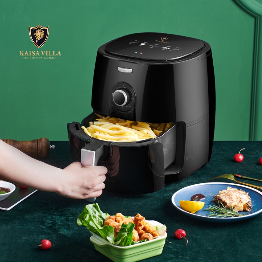 Kaisa Villa nồi chiên không dầu mini 5.5l người câm Nồi chiên không dầu 8l máy chiên không dầu 7l nôi chiên không dầu