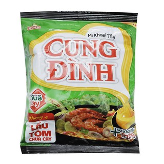 Mì gói khoai tây Cung Đình hương vị lẩu tôm chua cay 80g