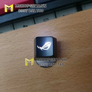 Keycap lẻ xuyên led ABS logo Asus ROG (Repblic Of Gamers) màu đen ni