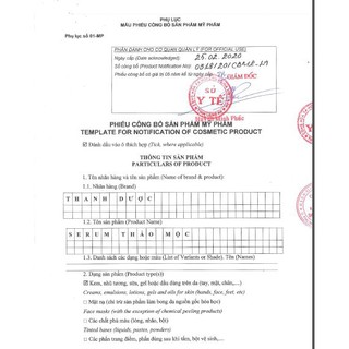 SERUM THẢO MỘC LÁRE THANH DƯỢC