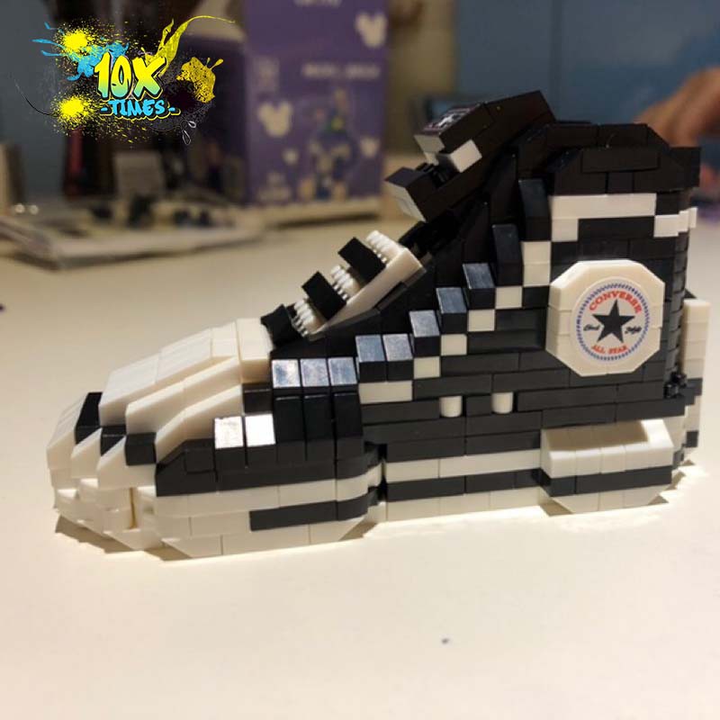 (cao 5,5cm) Lego 3d Giày conver nhiều màu dễ thương cute quà tặng bạn trai bạn gái, đồ decor siêu xinh
