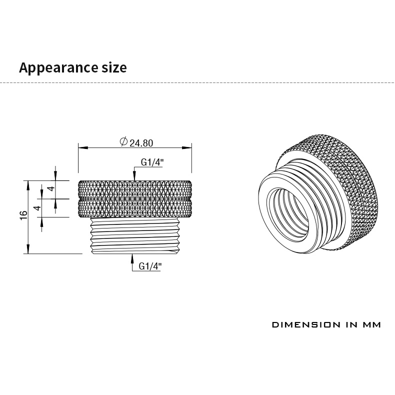 Bảng Mạch Làm Mát Máy Tính barrow g1 / 4 '' tcdzs-v1