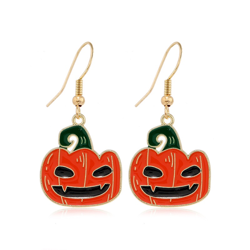 Bông Tai Hình Đầu Lâu Kinh Dị Sáng Tạo Dịp Halloween