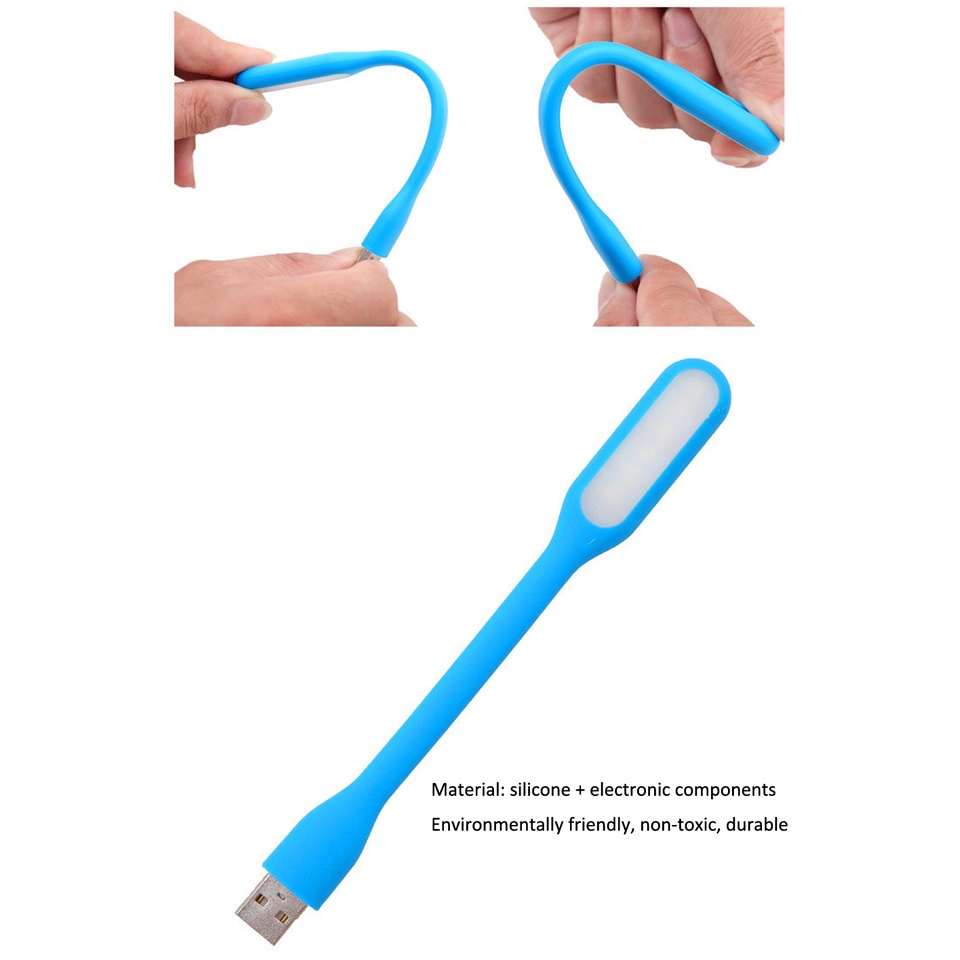 Đèn LED Đọc Sách Mini USB 5V Có Thể Gấp Gọn Tiện Dụng