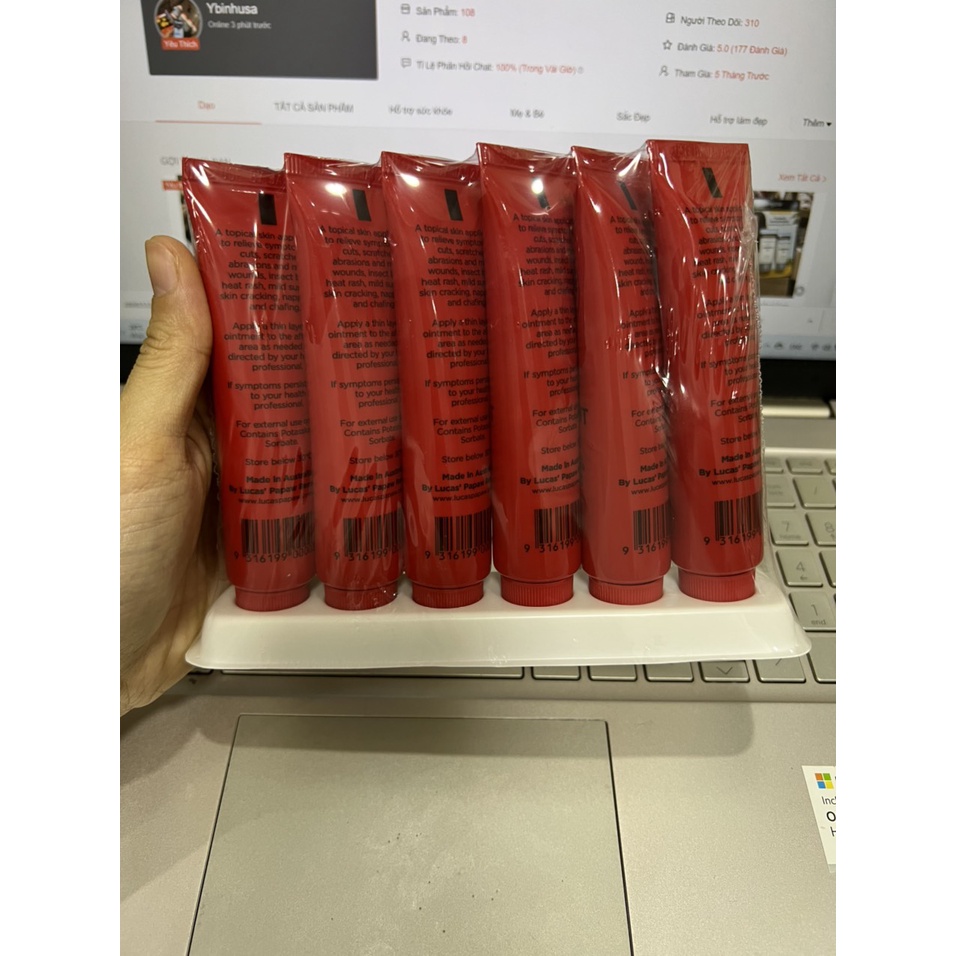 Kem đa năng Lucas Papaw 25g của Úc