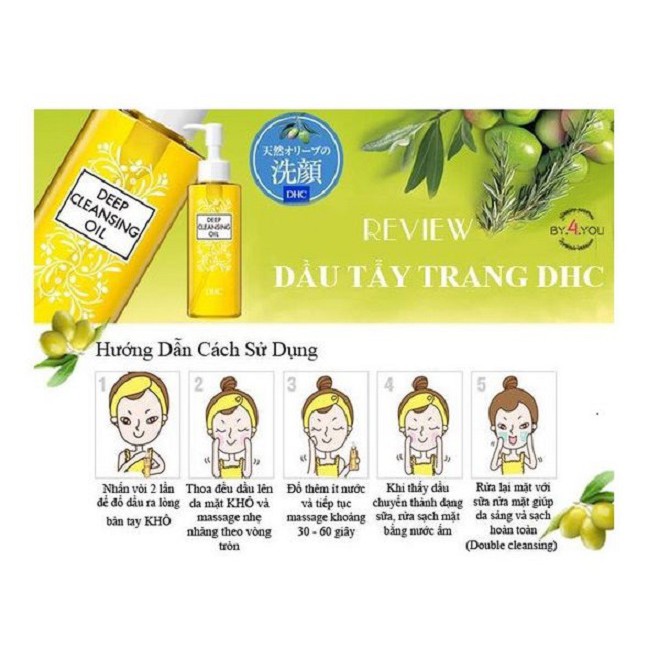 Dầu tẩy trang DHC Olive Deep Cleansing Oil