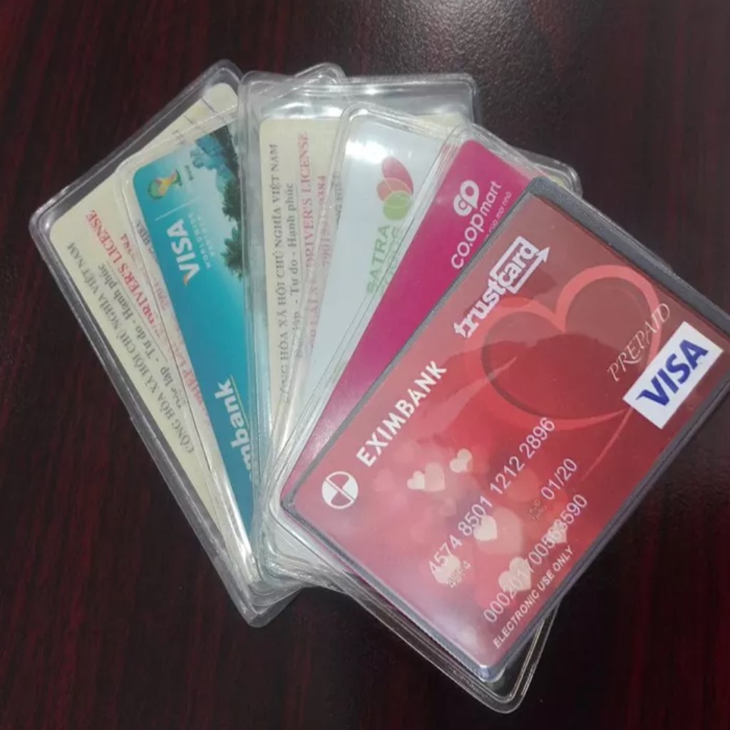 Túi Đựng Card Visit, Atm, Cmnd Trong Suốt