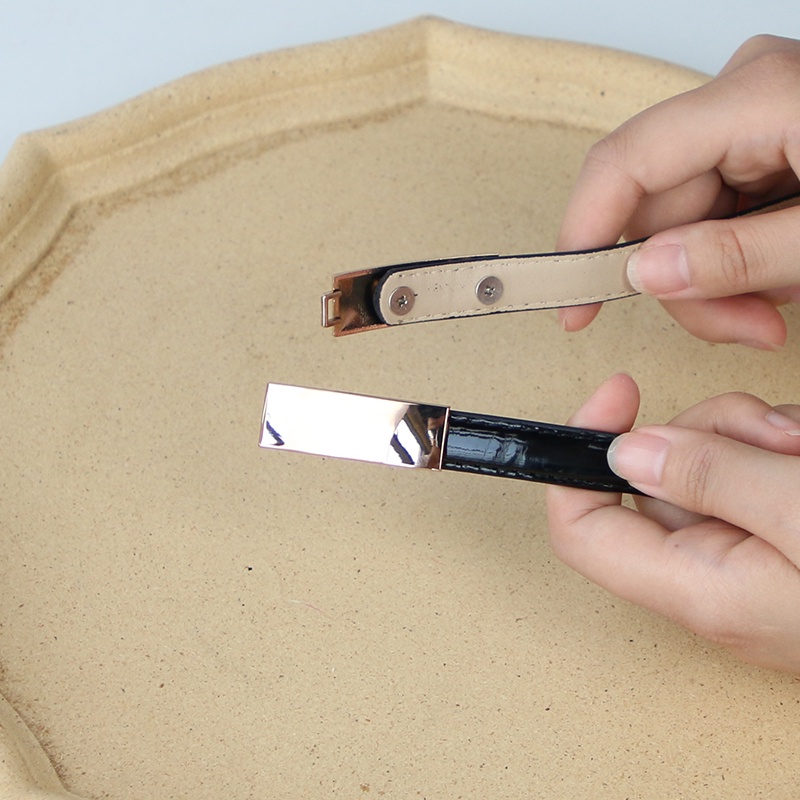 Thắt Lưng Da Khóa Hợp Kim Mạ Vàng Thời Trang Cho Nữ