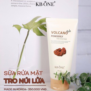 Sữa rửa mặt tro núi lửa KBone từ Hàn Quốc - Chính Hãng 100%