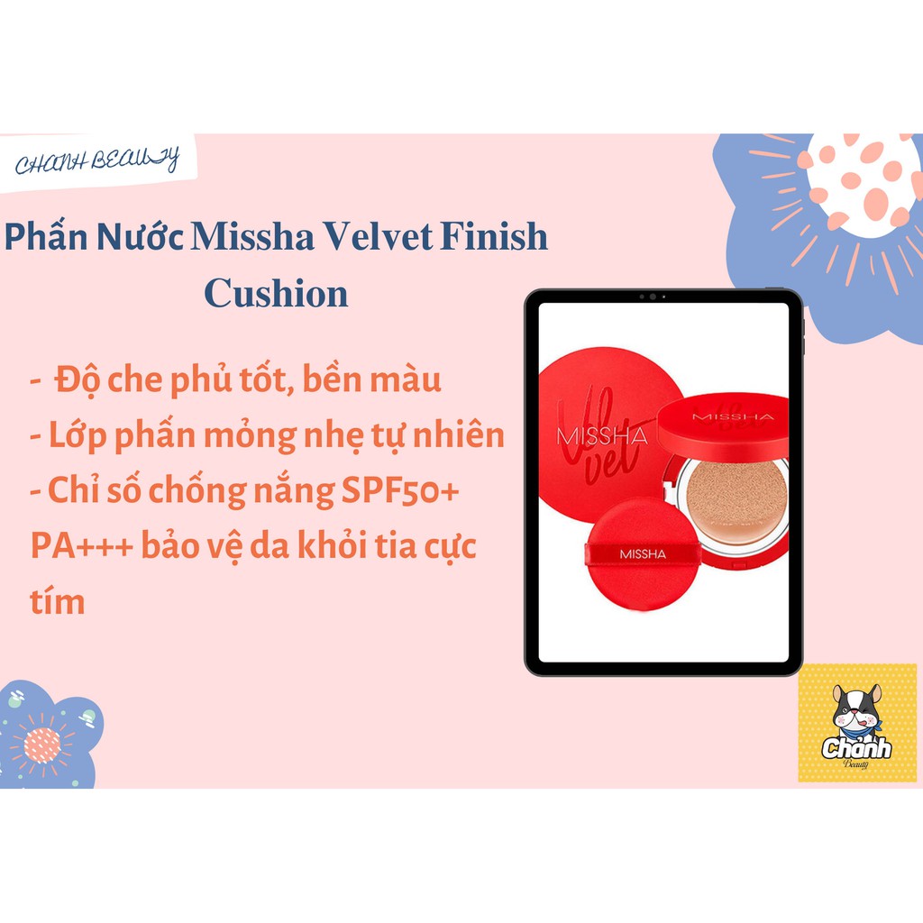 Phấn Nước Missha Velvet Finish Cushion ( Missha Đỏ )