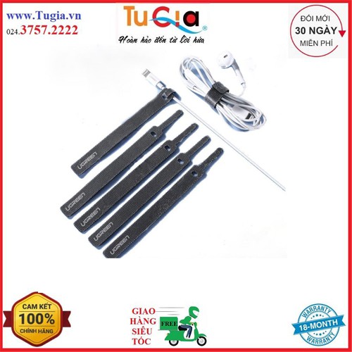 Dây cáp dính dành cho tai nghe, chuột, dây 3.5mm Ugreen 50370 dài 15cm - Hàng chính hãng