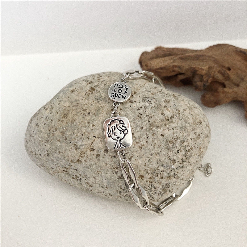 Vòng tay mặt hình bé trai phong cách mori 22408