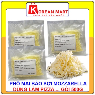 Phô mai mozzarella bào sợi dùng làm pizza, lẩu tok, mì cay,... chỉ giao Hà Nội và các tỉnh lân cận