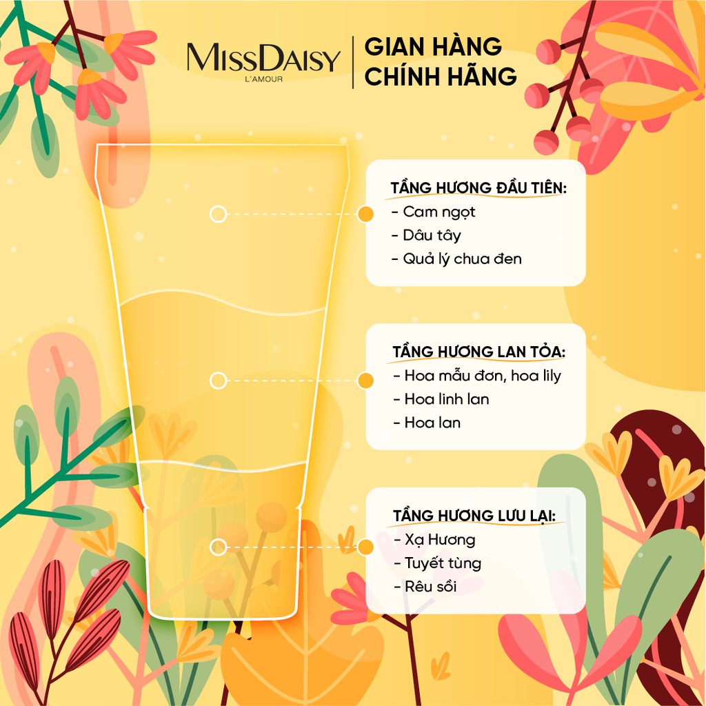 Kem Tay Hương Nước Hoa MISSDAISY Chiết Xuất Linh Lan & Xạ Hương - Size 30ml