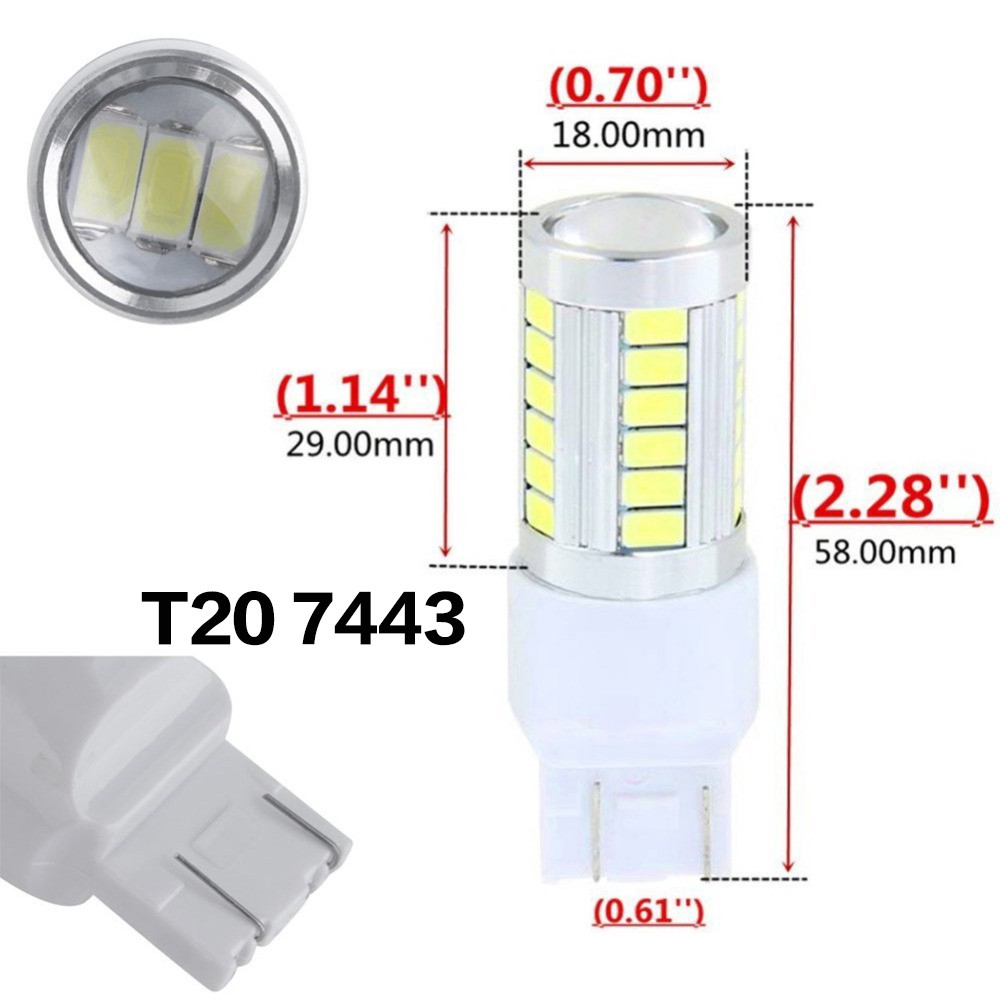 Đèn Led 33 bóng T20 1156 1157 P21W Ba15S cao cấp Cho Xe Hơi
