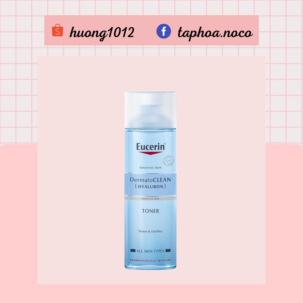 Nước hoa hồng Eucerin Dermato Clean