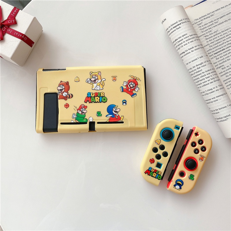 Kho mới Phim hoạt hình Winnie the Pooh Hello kitty Doraemon Nintendo Switch Vỏ silicone mềm Vỏ bảo vệ Công tắc Vỏ công tắc