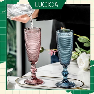 Ly vang thuỷ tinh 150ml cốc uống rượu hoàng gia sang chảnh cao cấp Lucica