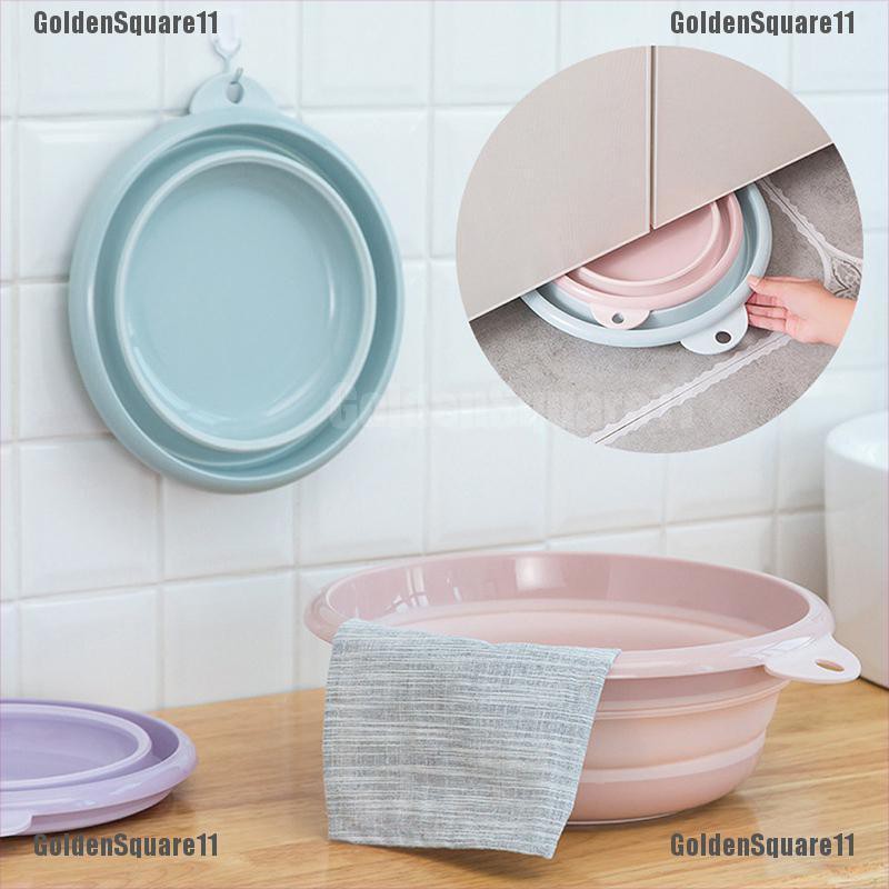 Chậu Rửa Chân Bằng Silicone Có Thể Gấp Gọn Tiện Lợi Dành Cho Cắm Trại