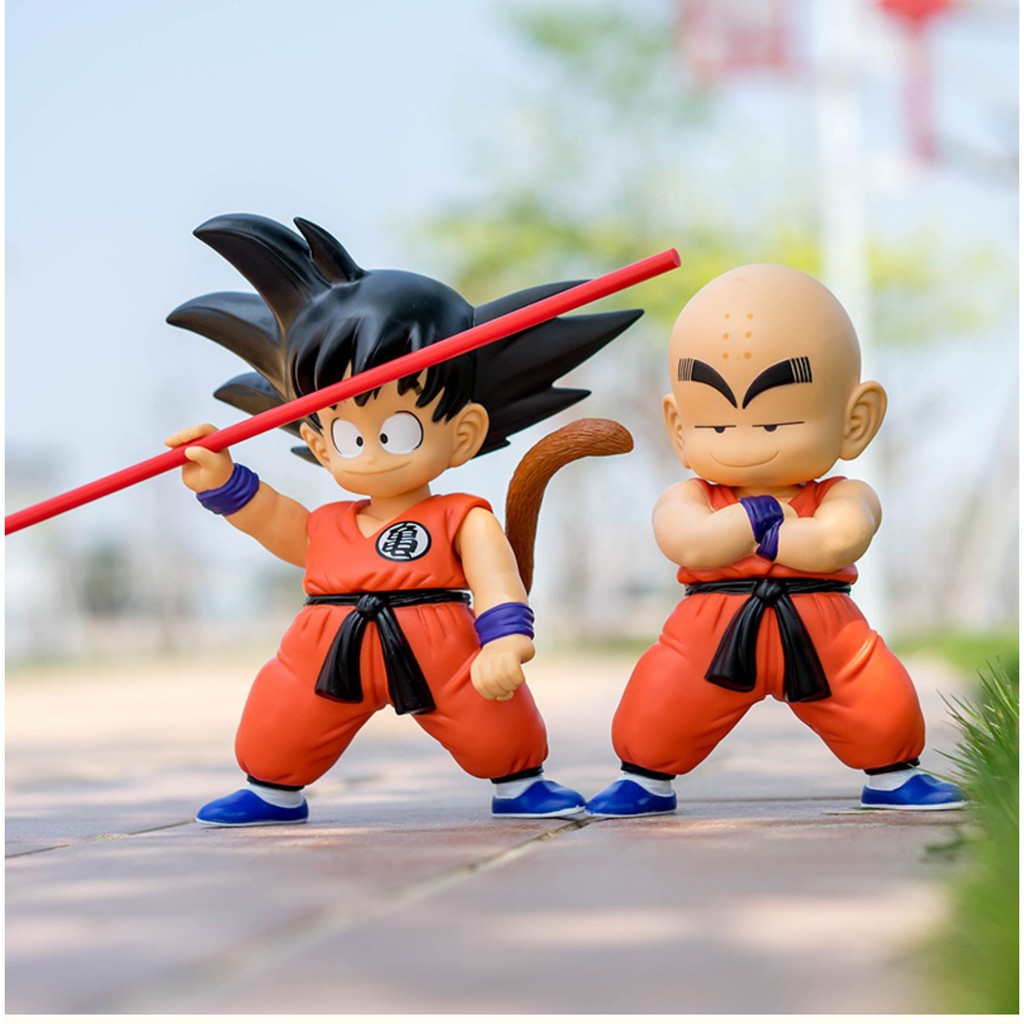 Mô hình Goku kid, Krilin kid lúc nhỏ cao 20cm - Dragon ball