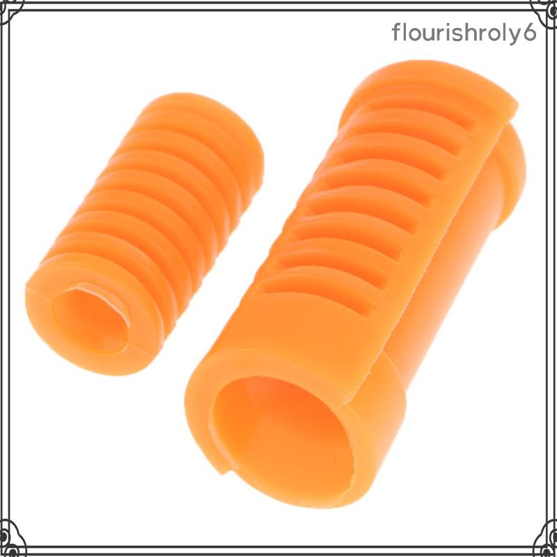 Vỏ Cao Su Bọc Cần Gạt Số & Bàn Đạp Gác Chân Màu Xanh Dương Cho Xe Máy flourishroly6
