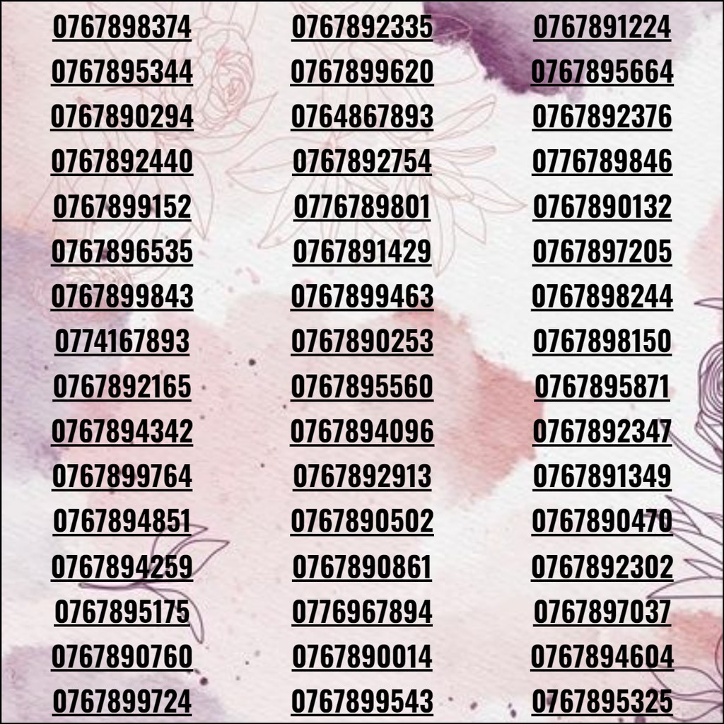 Kho số đẹp miền nam