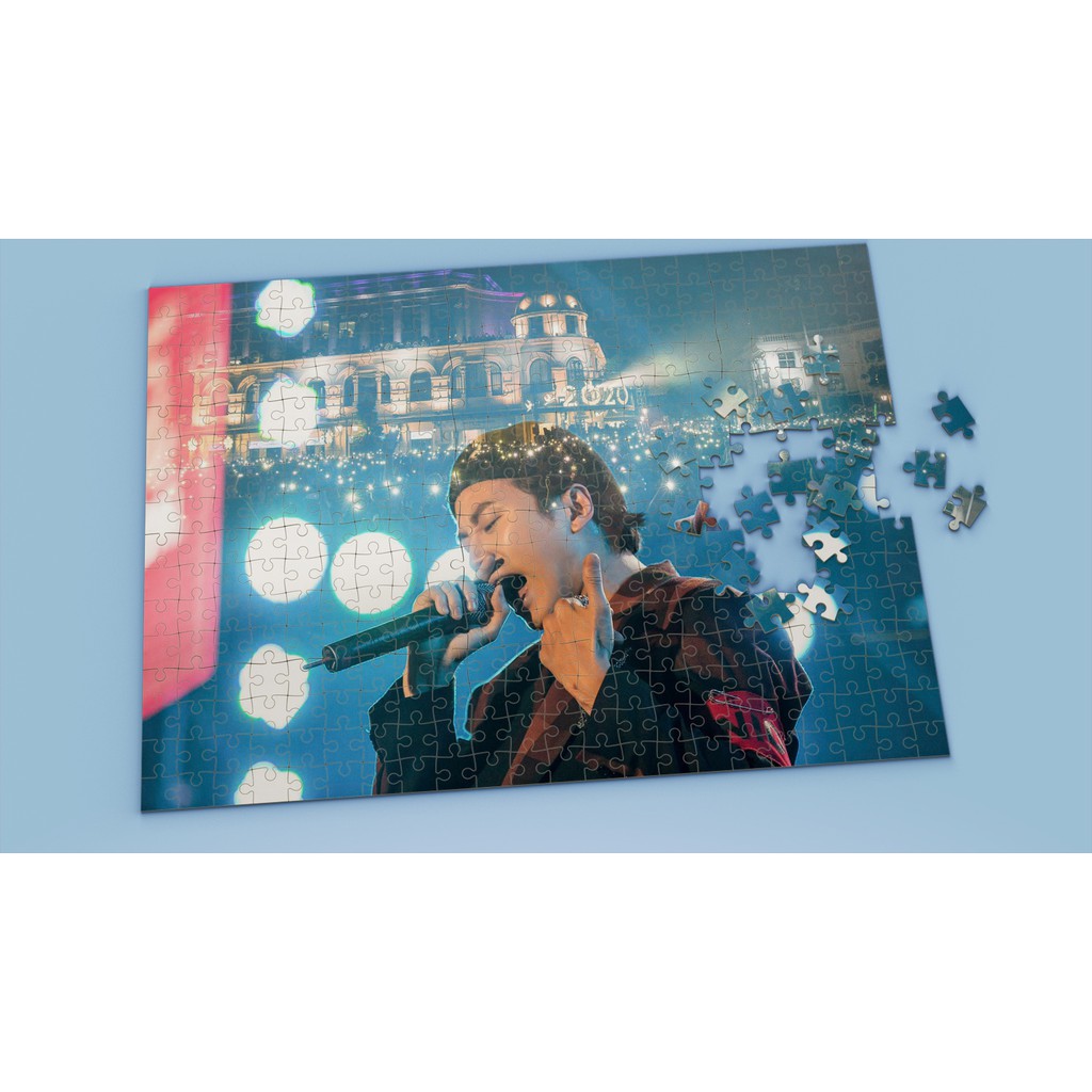 Tranh ghép hình Ca sĩ nhiều kích thước -Tranh ghép hình Karik - Karik15 - Nhận in hình tranh ghép th