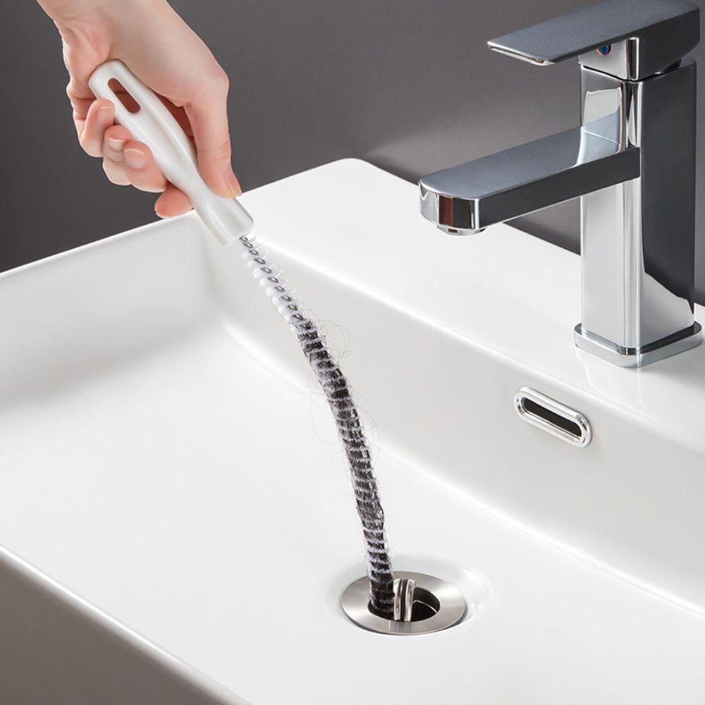 KUNHEV Bàn Chải Làm Sạch Cống Thoát Nước Bồn Rửa 45CM