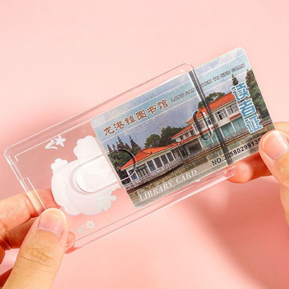 Móc Khóa Đựng Thẻ ID / Thẻ Ngân Hàng Hình Xe Buýt Dễ Thương