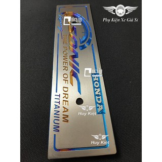Bảng Tên Sonic Titan (Mẫu Titan Khò) MS3483