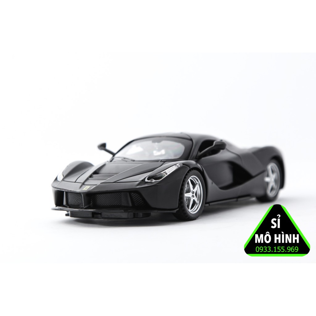 [ Sỉ Mô Hình ] Mô hình xe Ferrari LaFerrari 1:32 Đen mờ